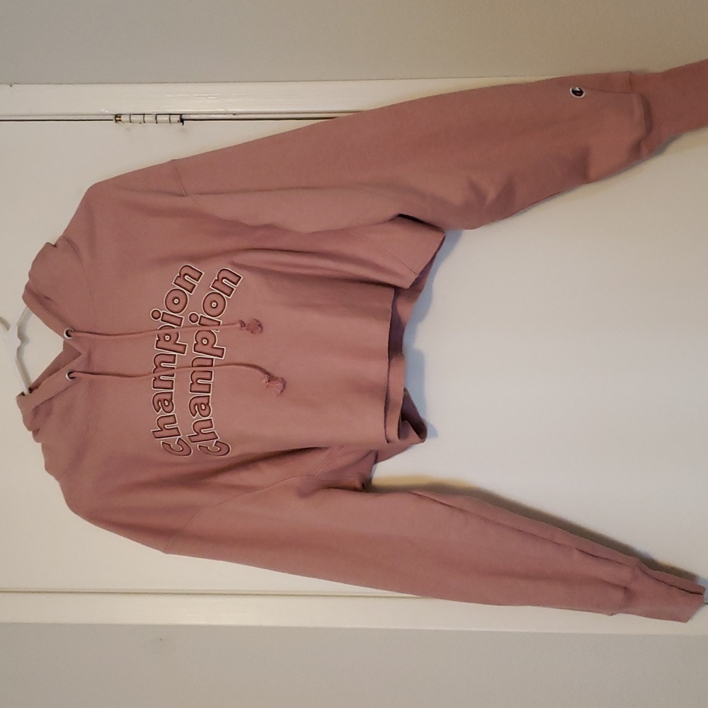 Champion Women's Cropped Sweater Hoodie